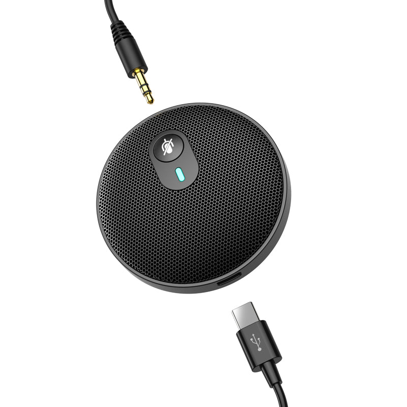 360° Pickup Video Voice Call USB Omnidirectional Microphone Video Conference Microphone Webcast Microphone - Free Shipping - aurelia-clothing-8955