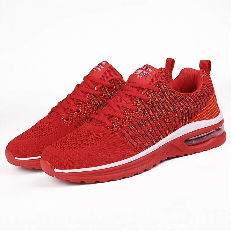 Air Cushioned Fly Woven Upper Comfortable And Breathable Air Cushion Outsole Cushioning, High Elasticity Free And Non Slip - Free Shipping - aurelia-clothing-8955