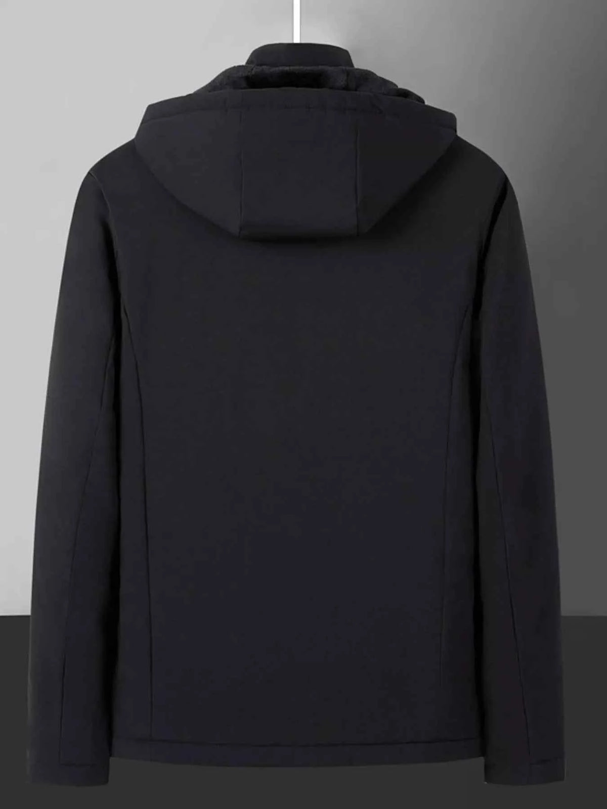 Fleece Lined Hooded Winter Coat-Free Shipping - aurelia-clothing-8955