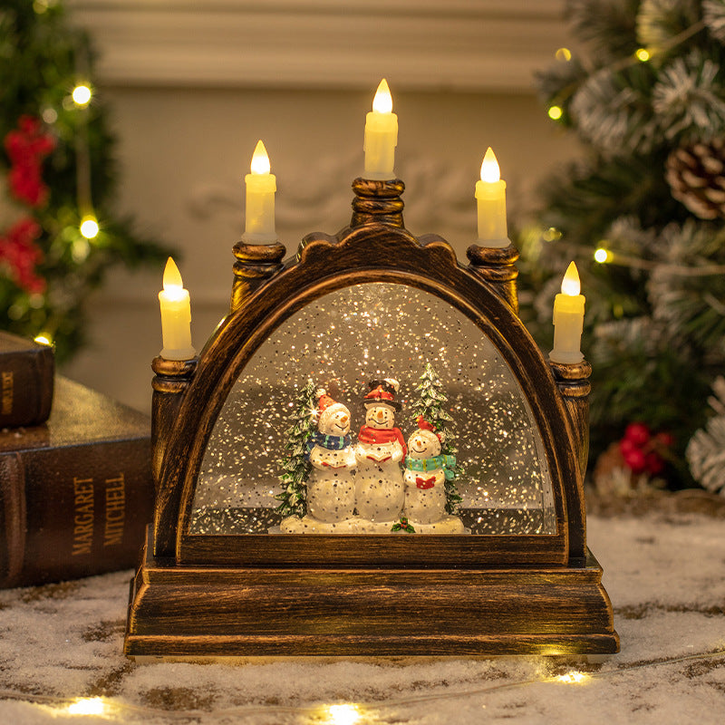 Glass Candle Light Holiday Portable Lantern - Free Shipping - aurelia-clothing-8955