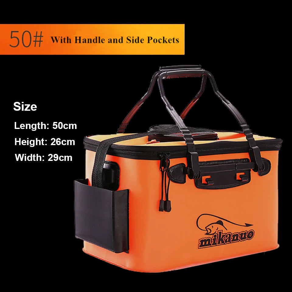 Portable EVA Fishing Bag Collapsible Fishing Bucket Live Fish Box Camping Water Container Pan Basin Tackle Storage Bag - Free Shipping - Aurelia Clothing