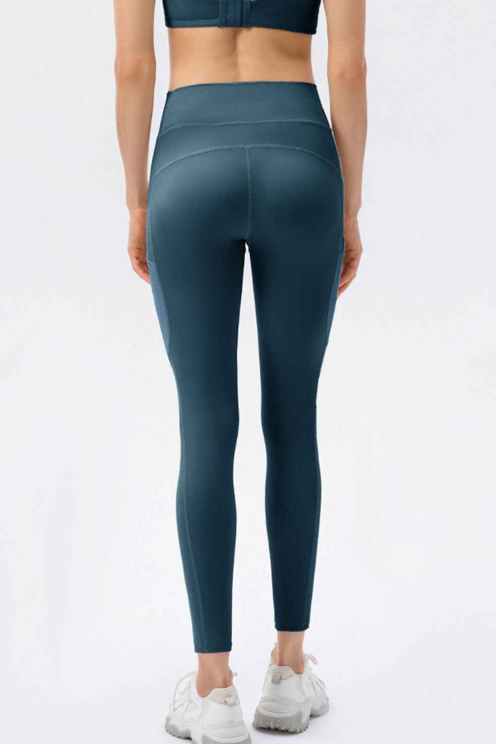 High Waist Slim Fit Long Sports Pants - aurelia-clothing-8955