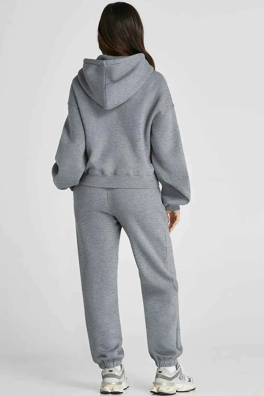 Hooded Top and Pants Active Set-Free Shipping - aurelia-clothing-8955