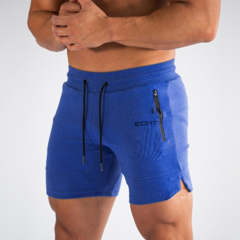 Men Summer mesh Running Shorts Men Brand New gym Shorts Solid Breathable Elastic Waist Jogger quick-drying sport shorts men - Free Shipping - aurelia-clothing-8955