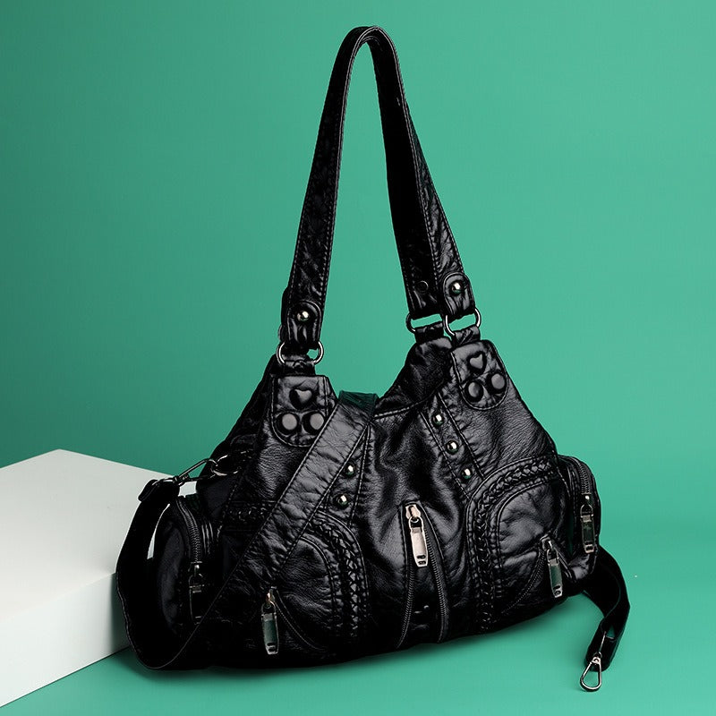New European and American Retro Womens Bag Handbag Fashion Trend Large Capacity One Shoulder Crossbody Bag - Free Shipping - aurelia-clothing-8955