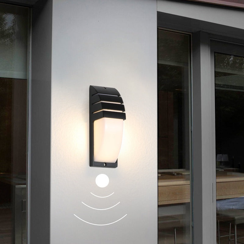 Outdoor wall lamp waterproof human sensing LED lamp courtyard exterior wall lamp - Free Shipping - aurelia-clothing-8955