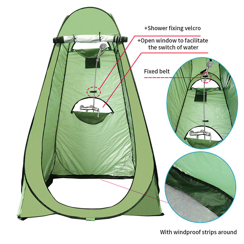 Portable Outdoor Camping Tent Shower Tent Simple Bath Cover Changing Fitting Room Tent Mobile Toilet Fishing Photography Tent - Free Shipping - aurelia-clothing-8955