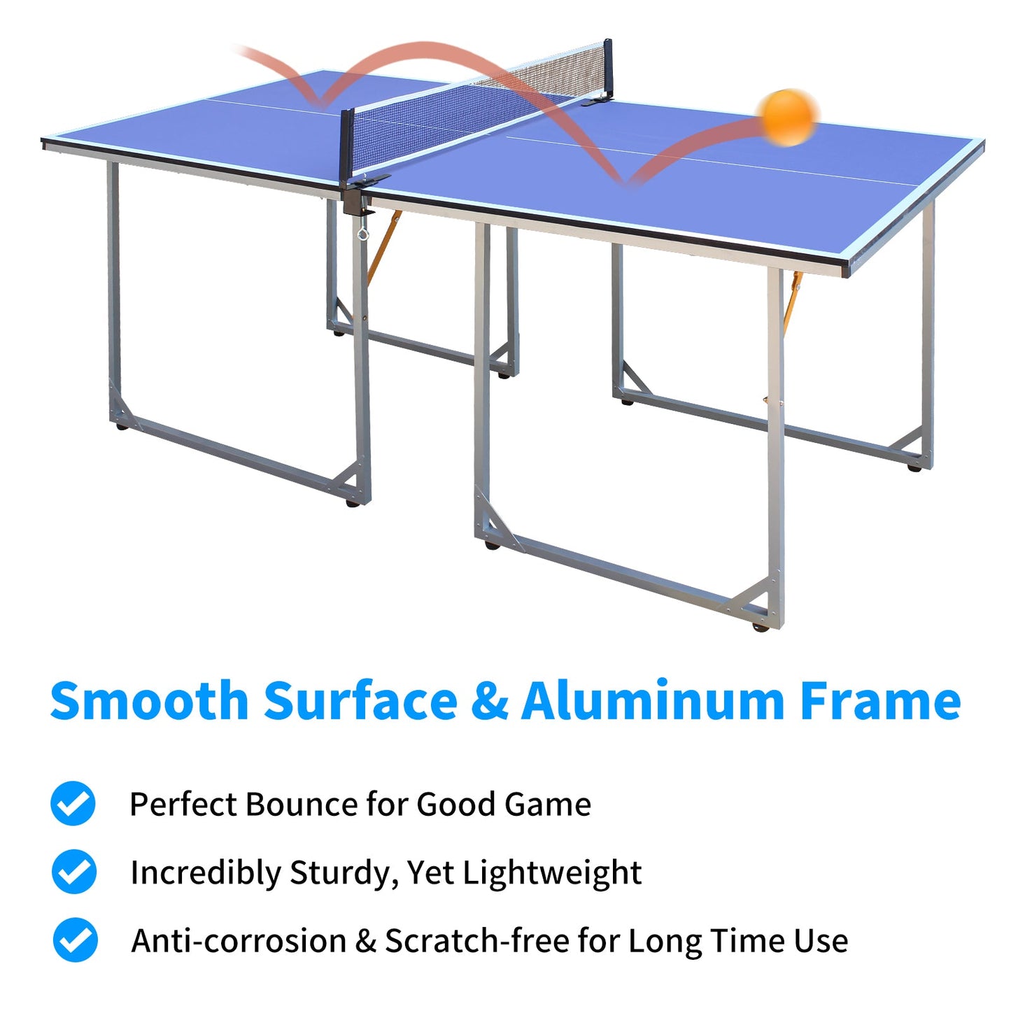 Portable Ping Pong Table-Free Shipping - aurelia-clothing-8955