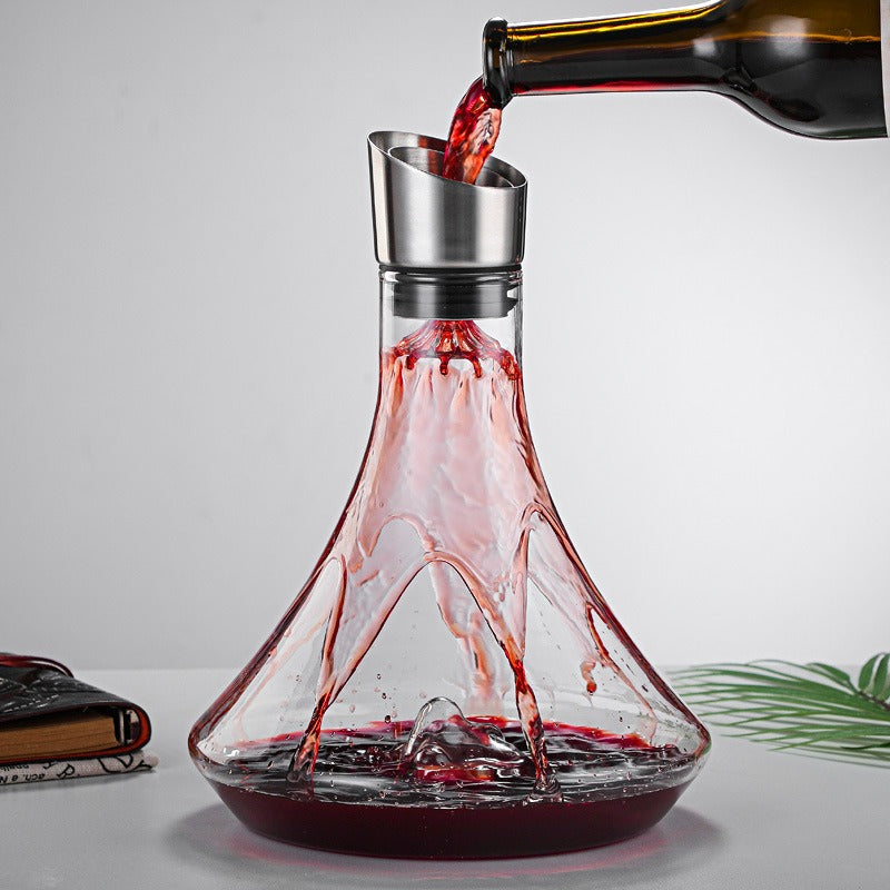 Wine Decanter Built-in Aerator Pourer, Wine Carafe Red Wine Decanter 1000ml - Free Shipping - aurelia-clothing-8955