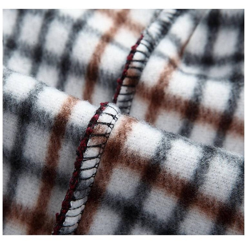 Winter Mens Jackets Thick Cardigan Coats Mens Brand Clothing Autumn Gradient knitted Zipper Coat - Free Shipping - aurelia-clothing-8955