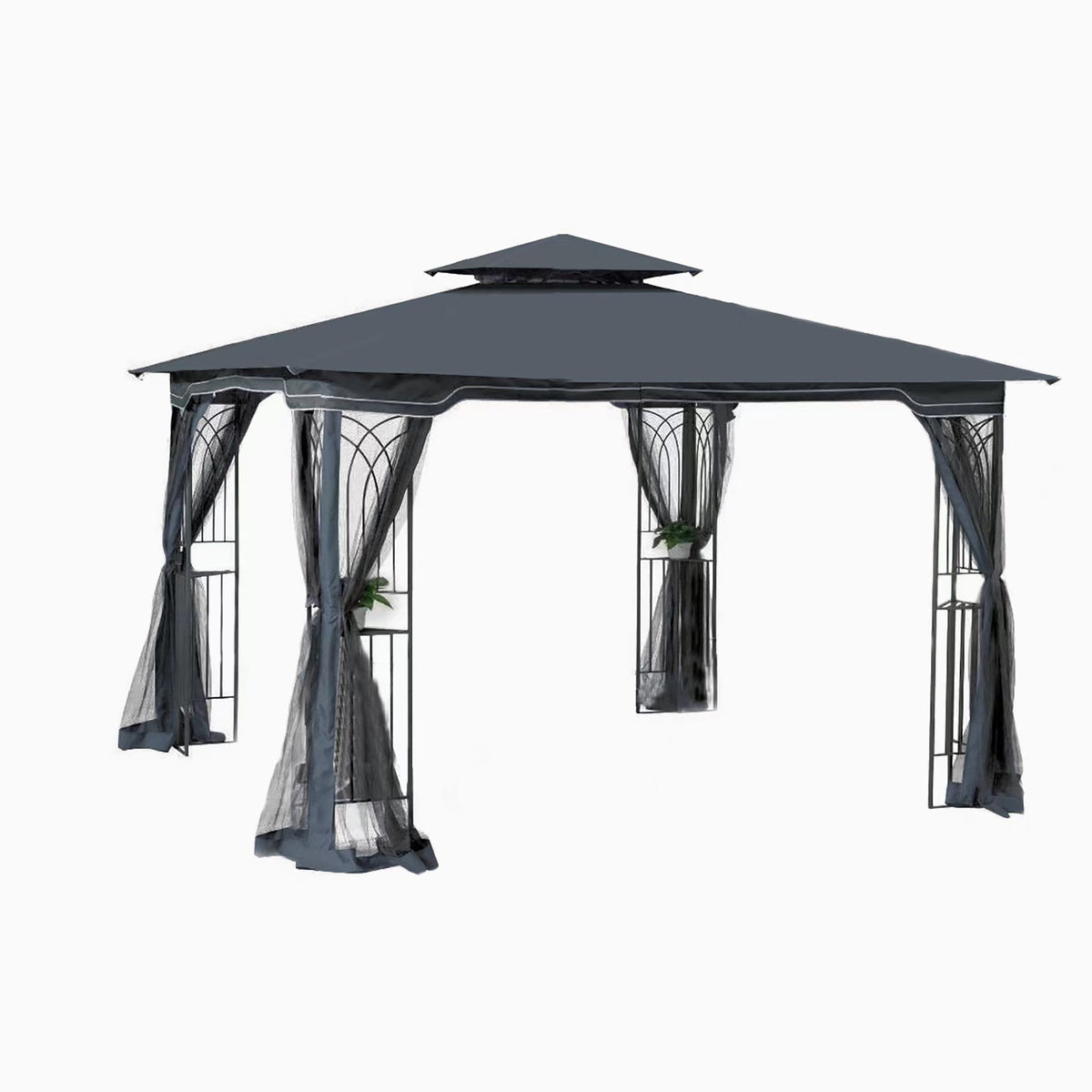 10 x 10 ft Patio Gazebo Tent - Free Shipping - aurelia-clothing-8955