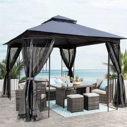 10 x 10 ft Patio Gazebo Tent - Free Shipping - aurelia-clothing-8955