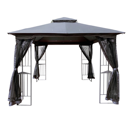 10 x 10 ft Patio Gazebo Tent - Free Shipping - aurelia-clothing-8955