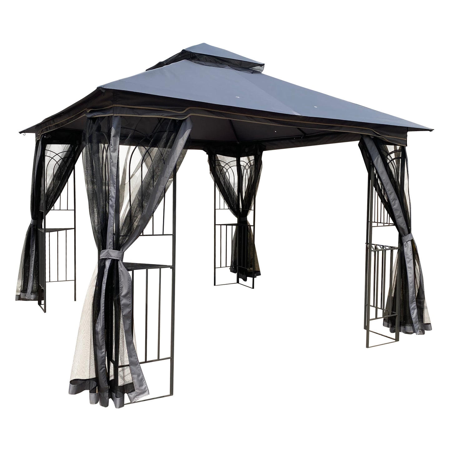10 x 10 ft Patio Gazebo Tent - Free Shipping - aurelia-clothing-8955