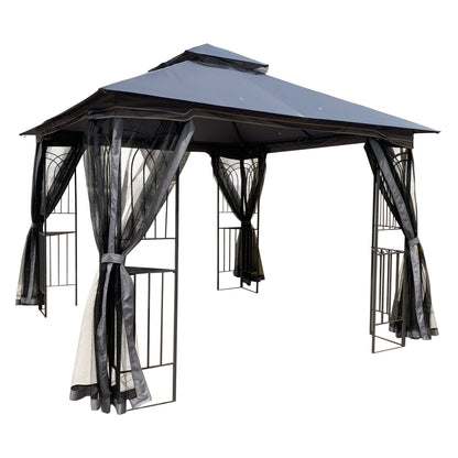10 x 10 ft Patio Gazebo Tent - Free Shipping - aurelia-clothing-8955