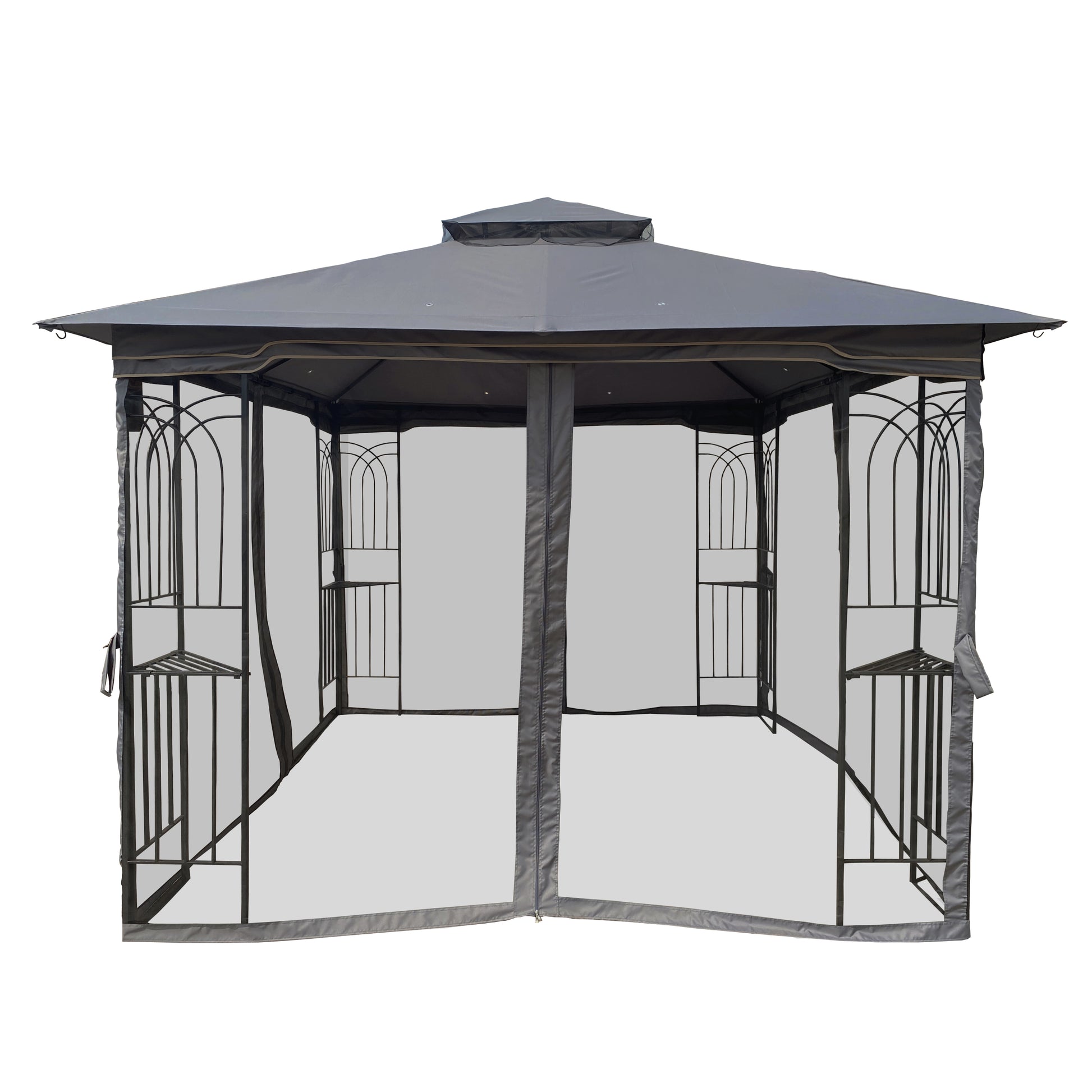 10 x 10 ft Patio Gazebo Tent - Free Shipping - aurelia-clothing-8955