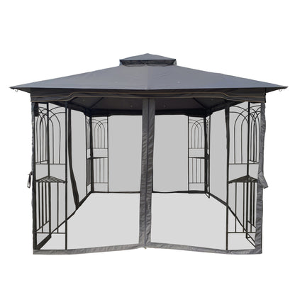 10 x 10 ft Patio Gazebo Tent - Free Shipping - aurelia-clothing-8955