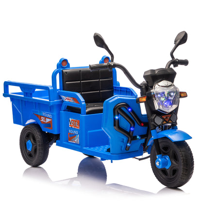 12V Kids Electric 3-Wheel Cargo Truck-Free Shipping - aurelia-clothing-8955