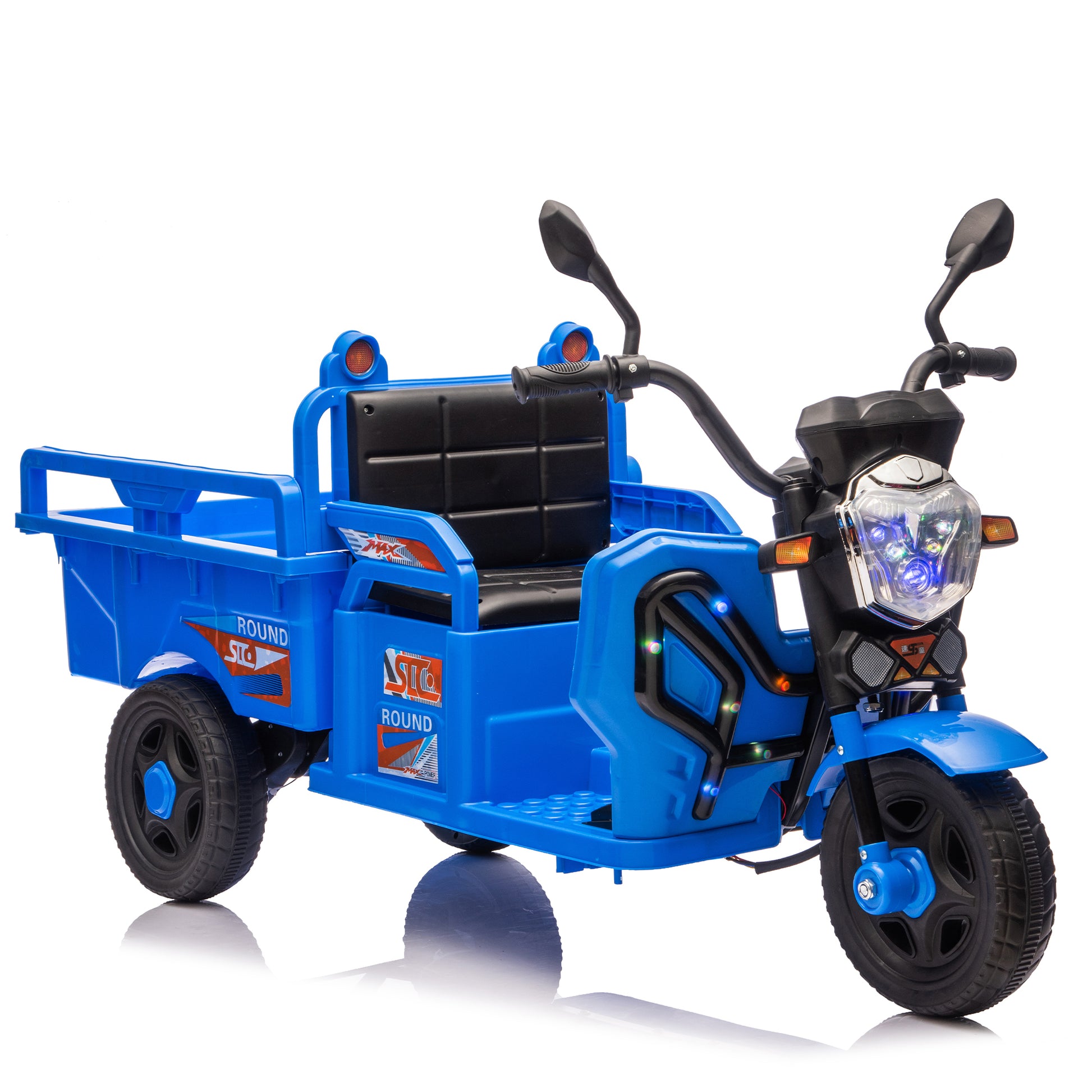 12V Kids Electric 3-Wheel Cargo Truck-Free Shipping - aurelia-clothing-8955