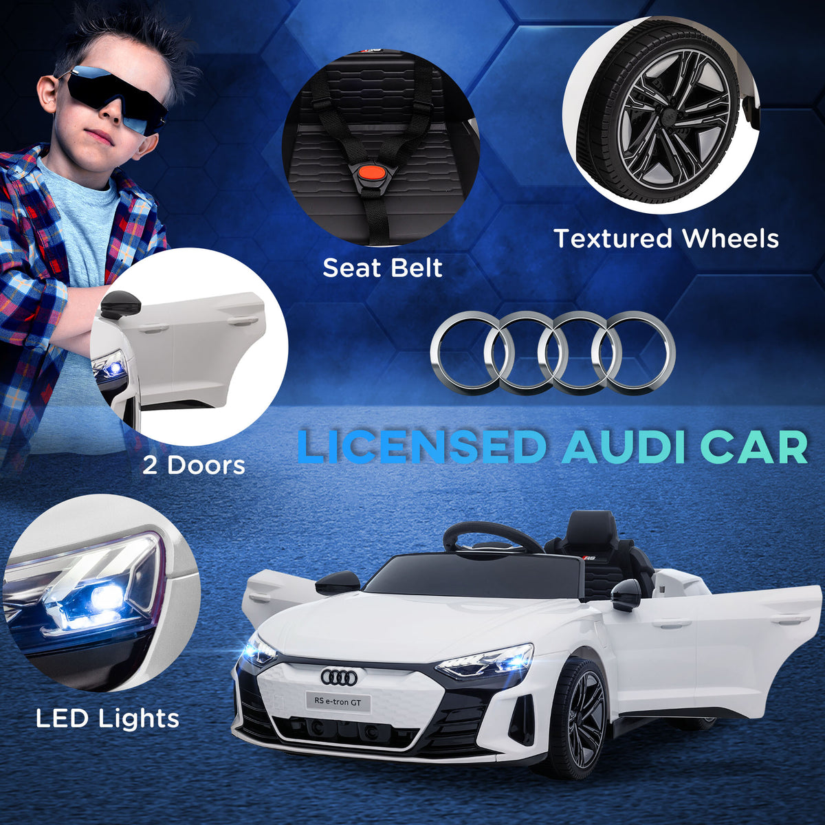 12V Licensed Audi RS E-tron GT - Free Shipping - aurelia-clothing-8955