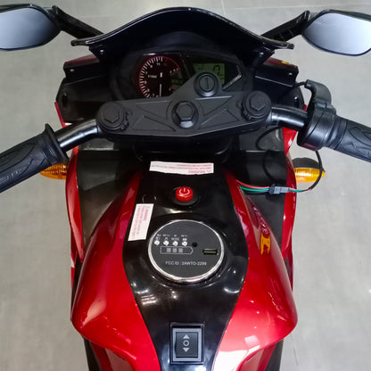 12V Motorcycle with Training Wheels  Free Shipping - aurelia-clothing-8955