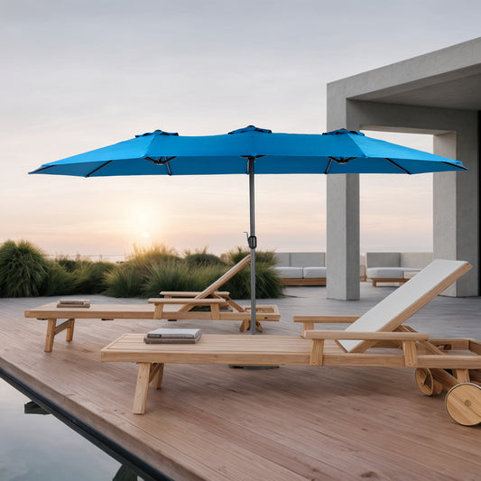 14.8 Ft Double Sided Outdoor Umbrella-Free Shipping - Aurelia Clothing