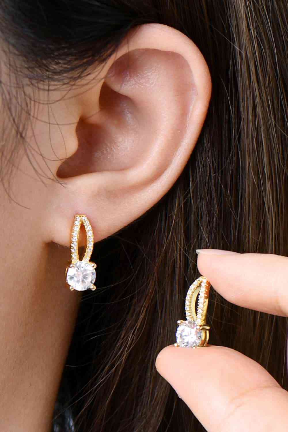 1 Carat Moissanite Sterling Silver - aurelia-clothing-8955