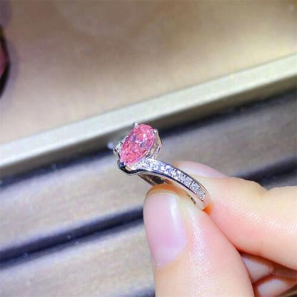 1 Carat Moissanite Sterling Silver Ring - aurelia-clothing-8955