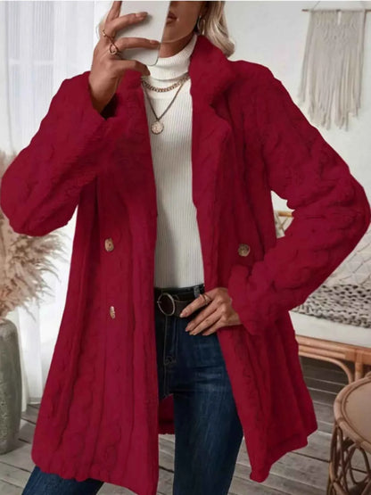 Double-Breasted Outerwear-Free Shipping