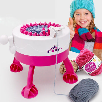 22 Needle Star Cylindrical Knitting Wool Machine Knitting Machine Creative Childrens Loom Knitting Sweater Cap Knitting Machine - Free Shipping - aurelia-clothing-8955