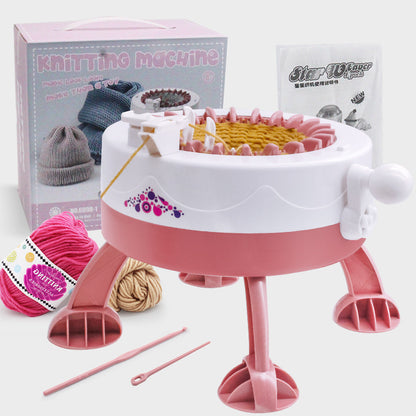 22 Needle Star Cylindrical Knitting Wool Machine Knitting Machine Creative Childrens Loom Knitting Sweater Cap Knitting Machine - Free Shipping - aurelia-clothing-8955