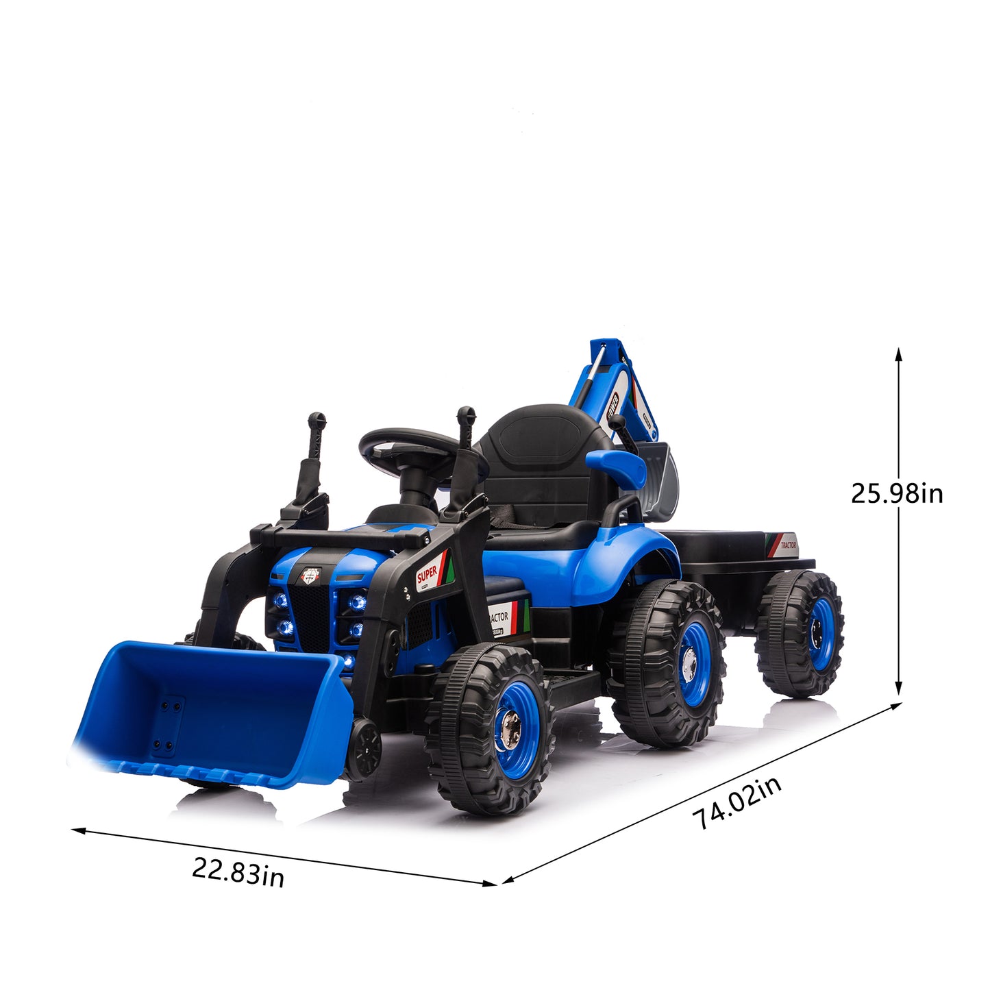 24V Kids Ride-On Electric Tractor Toy-Free Shipping - aurelia-clothing-8955