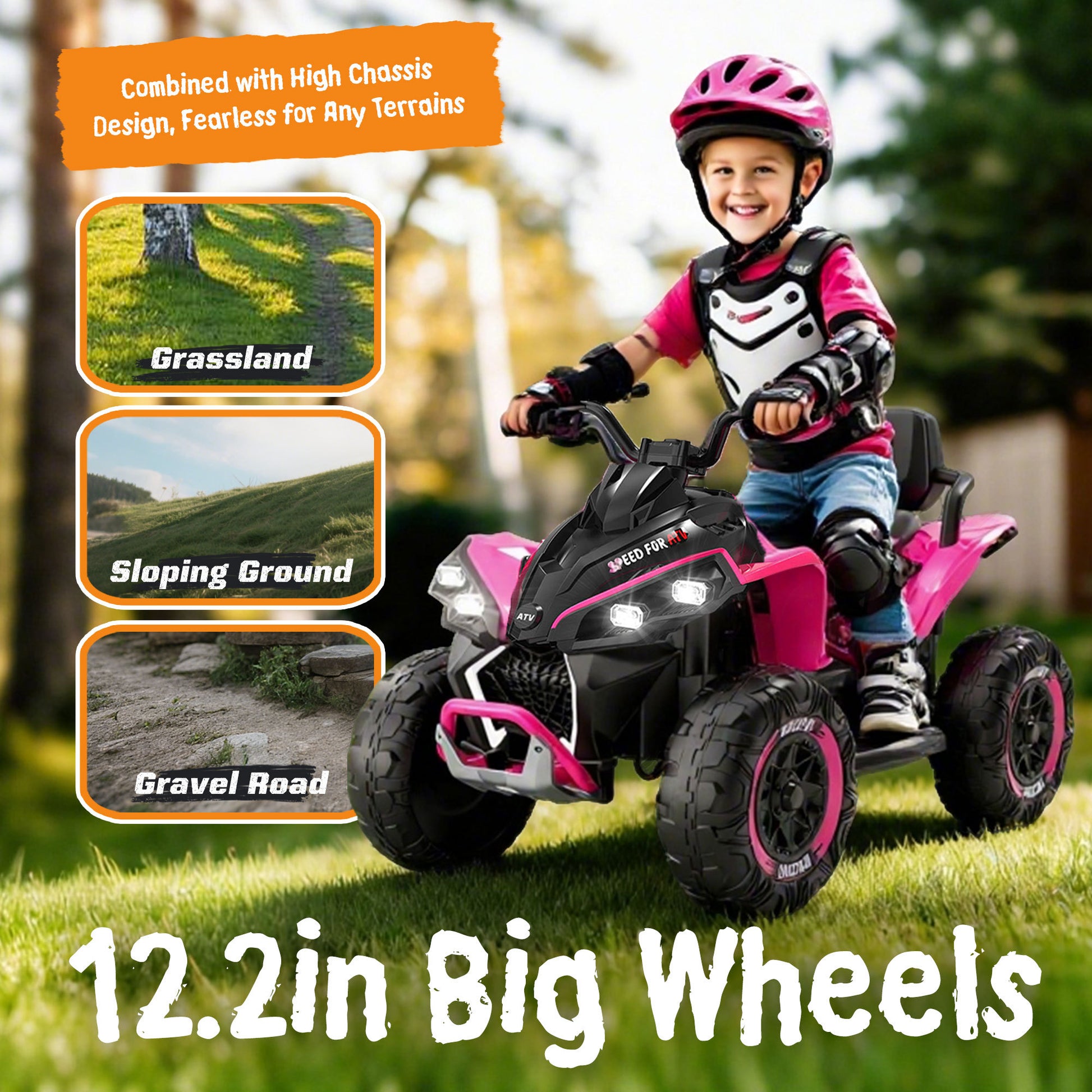 24V Kids Ride On Electric XXXL ATV-Free Shipping - aurelia-clothing-8955