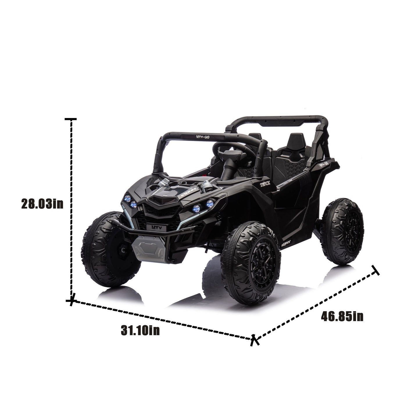 24V Two-Seater Kids Ride On UTV-Free Shipping - Aurelia Clothing