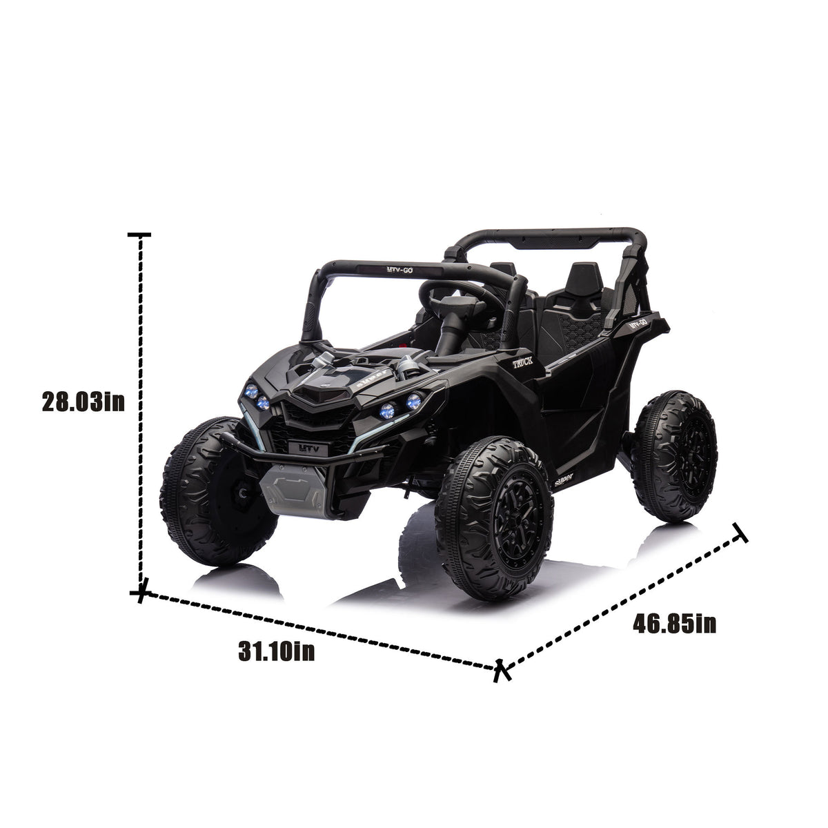 24V Two-Seater Kids Ride On UTV-Free Shipping - aurelia-clothing-8955