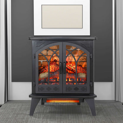 24 inch 3D Infrared Electric Stove with remote control - Free Shipping - aurelia-clothing-8955