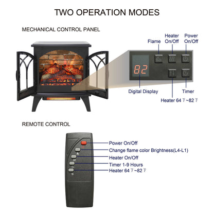 24 inch 3D Infrared Electric Stove with remote control - Free Shipping - aurelia-clothing-8955
