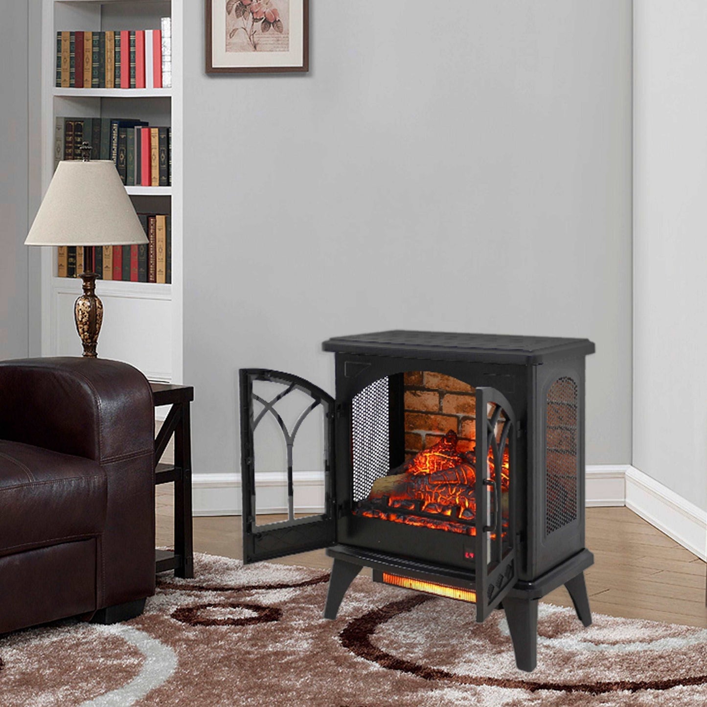 24 inch 3D Infrared Electric Stove with remote control - Free Shipping - aurelia-clothing-8955