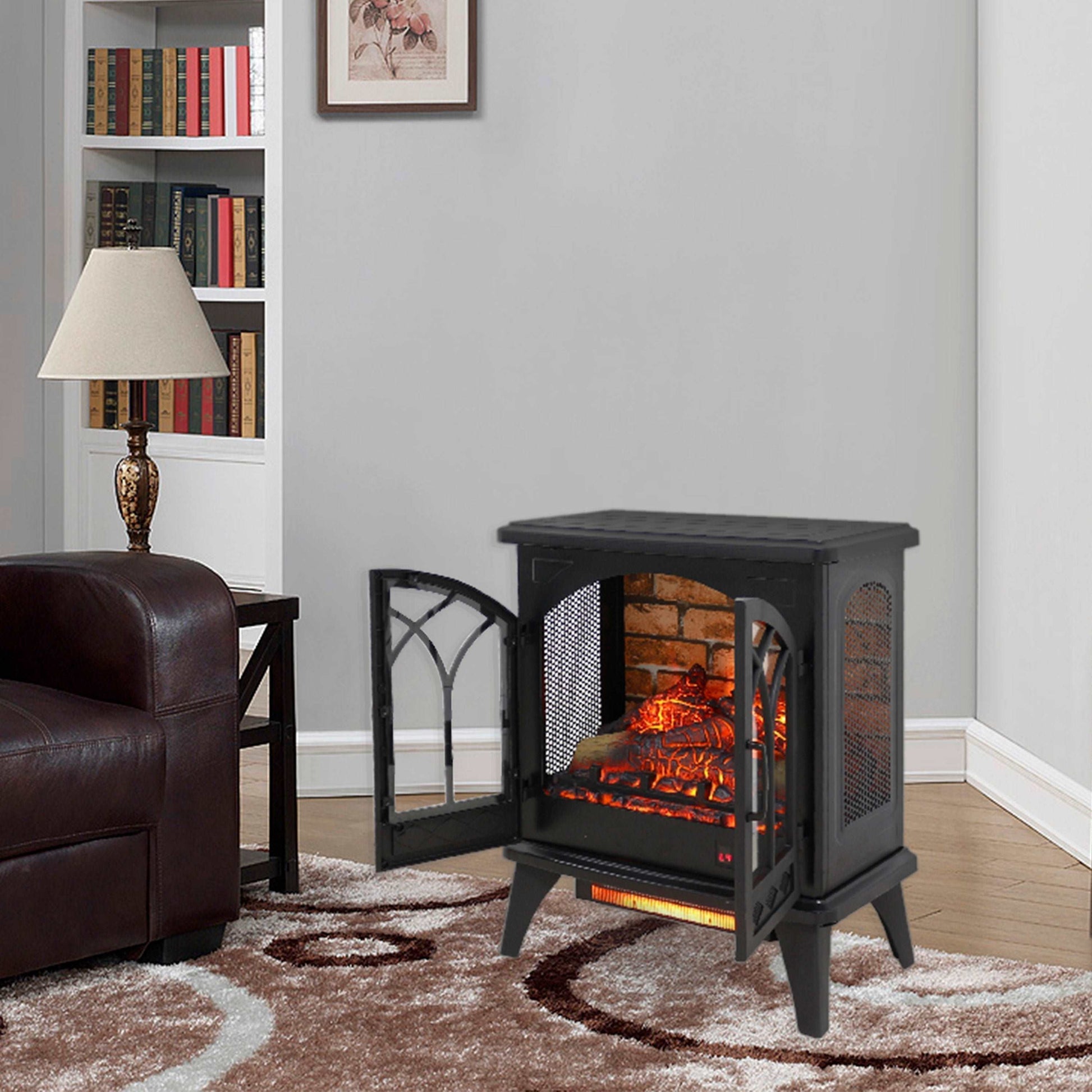 24 inch 3D Infrared Electric Stove with remote control - Free Shipping - aurelia-clothing-8955