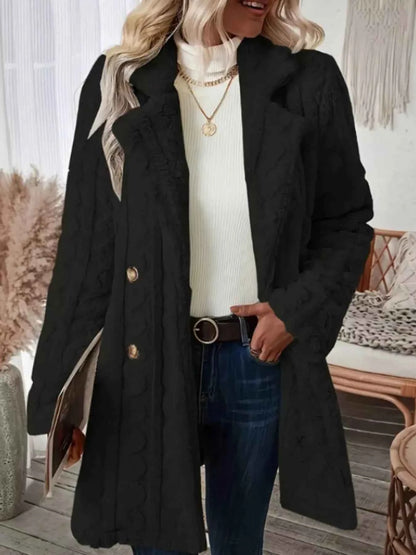 Double-Breasted Outerwear-Free Shipping