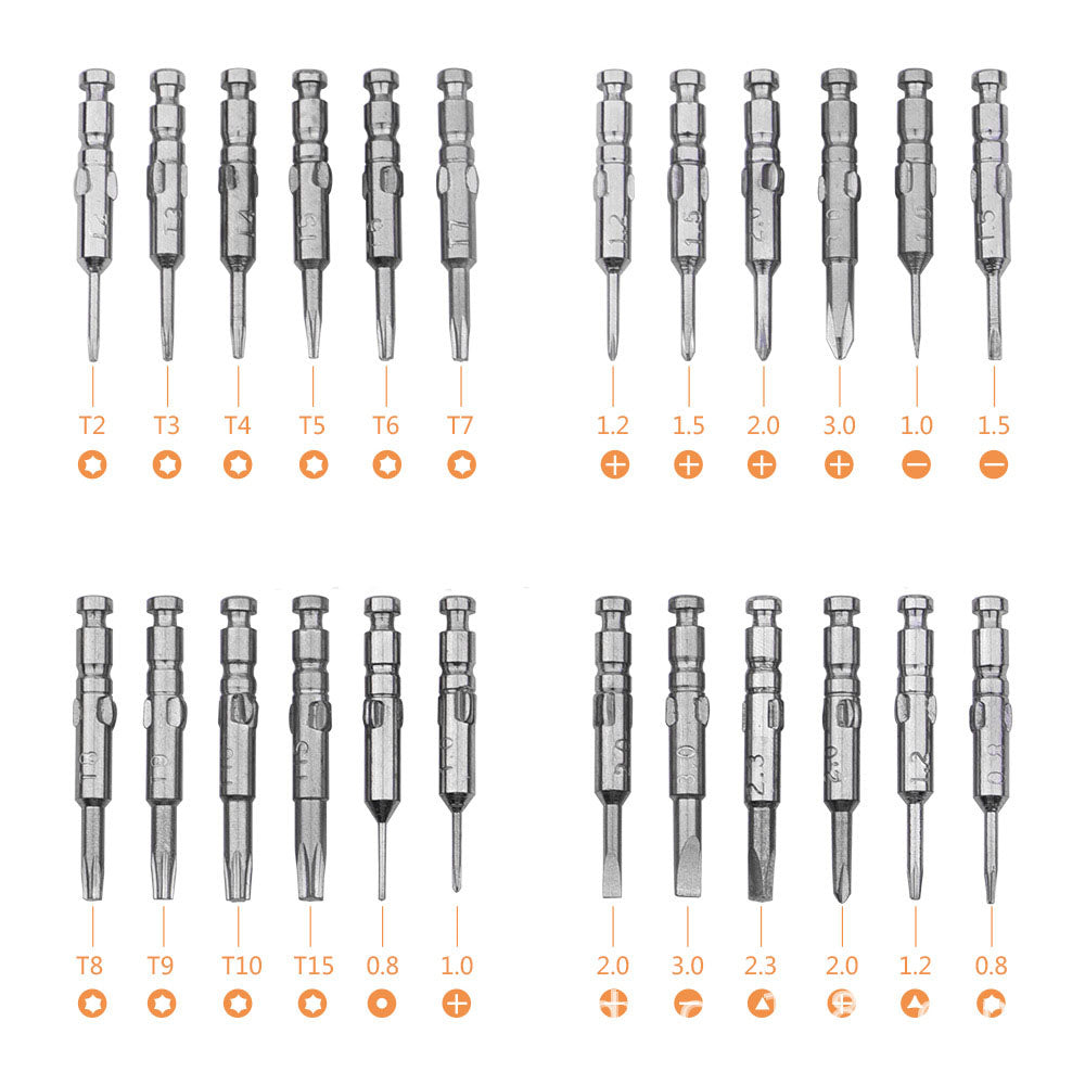 25 In 1 Leather Case Multi-Purpose Manual Screwdriver Set Mobile Phone Notebook Repair Tool - Free Shipping - aurelia-clothing-8955