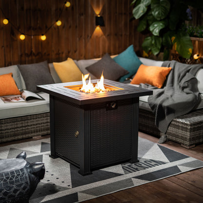 28 Propane Gas Fire Pit Table, 50000 BTU-Free Shipping - aurelia-clothing-8955