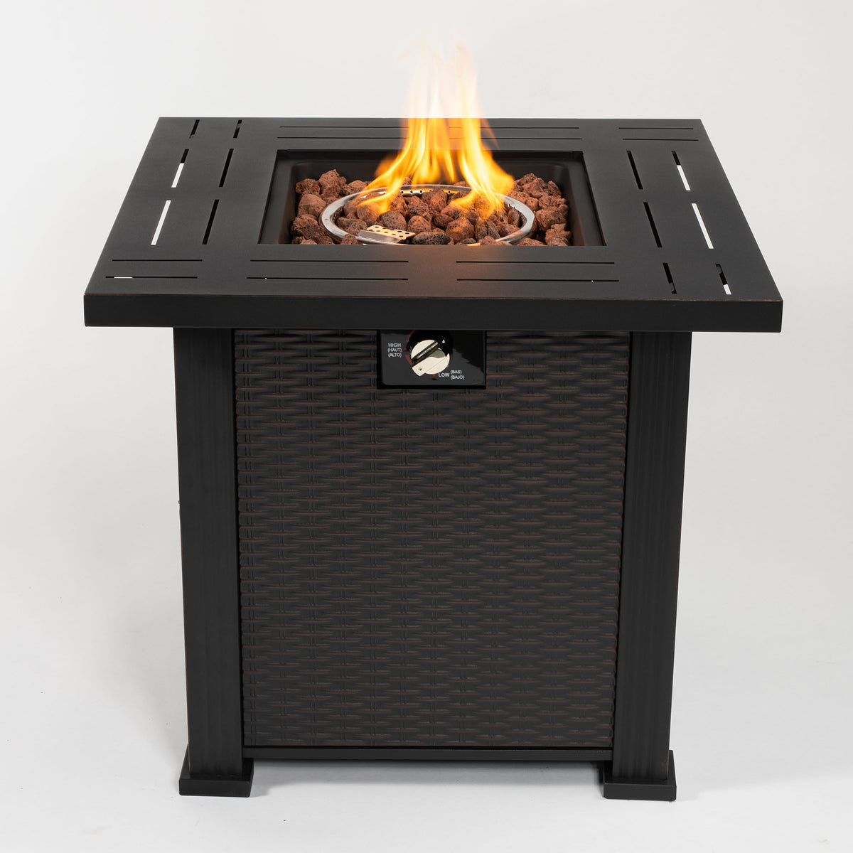 28 Propane Gas Fire Pit Table, 50000 BTU-Free Shipping - aurelia-clothing-8955