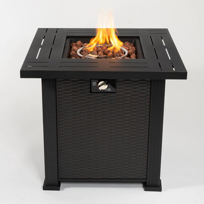 28 Propane Gas Fire Pit Table, 50000 BTU-Free Shipping - aurelia-clothing-8955