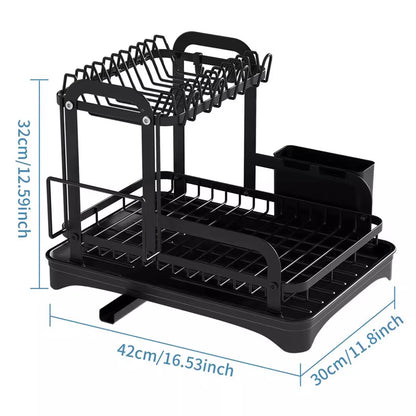 2-Tier Dish Drying Rack – Free Shipping