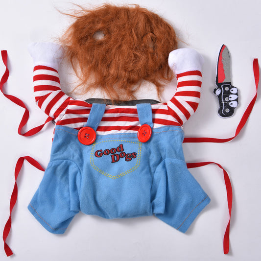 Dog Clothes Knife Doll Transformation Costume-Free Shipping