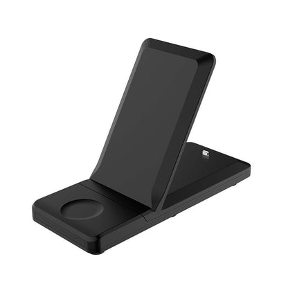 3-in-1 Wireless Charger Vertical Folding Wireless Charger 15W Fast Charge 3-in-1 Wireless Charger - Free Shipping - aurelia-clothing-8955