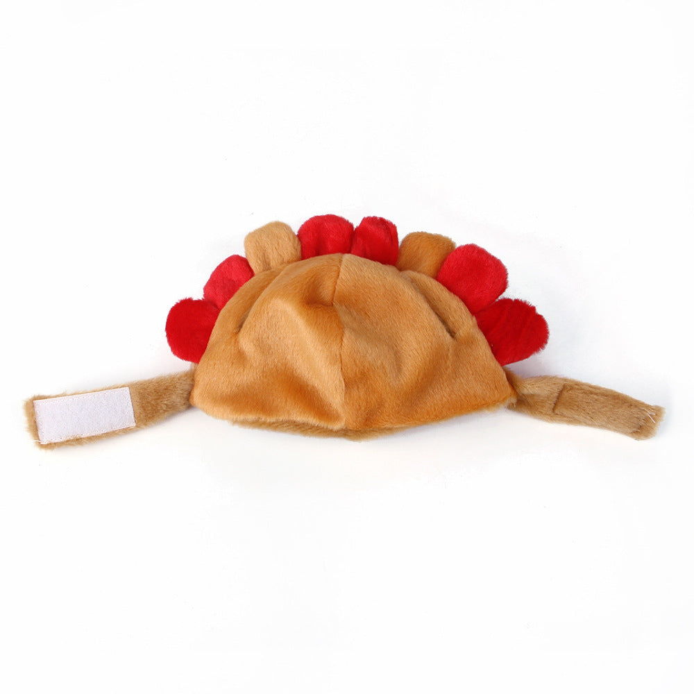 Cute Hedgehog Pattern Pet Head Cover Windproof -Free Shipping