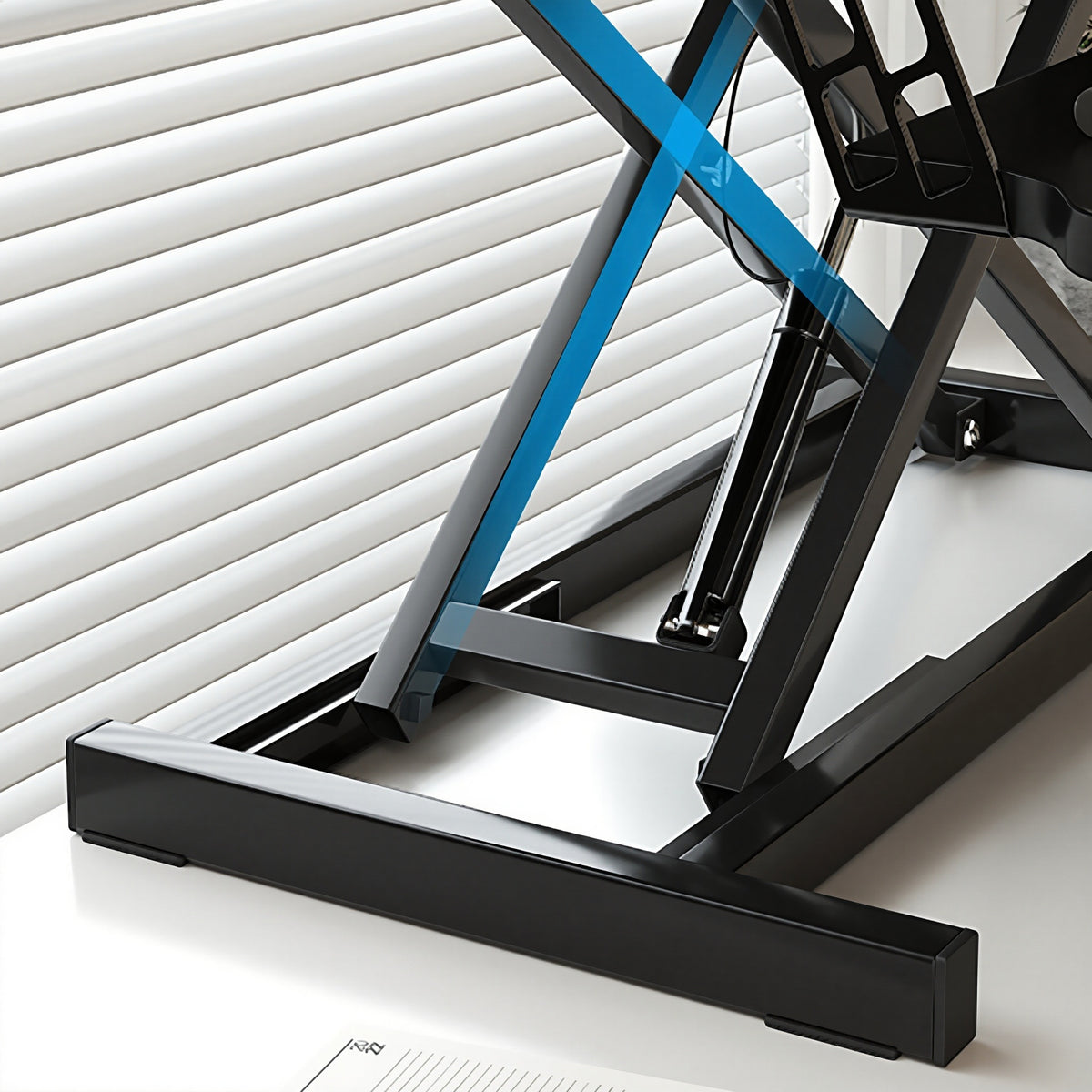 32 Inch Desk Converter, Height Adjustable Sit to Stand Riser, Dua-Free Shipping - aurelia-clothing-8955