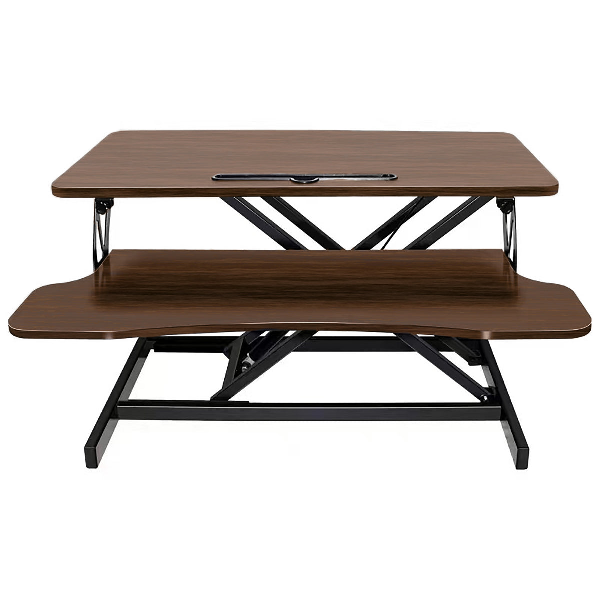 32 Inch Desk Converter, Height Adjustable Sit to Stand Riser, Dua-Free Shipping - aurelia-clothing-8955